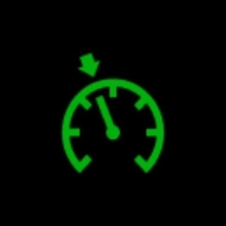 cruise control symbol green