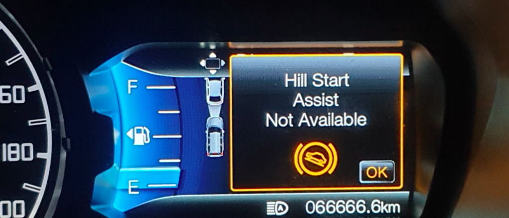 Ford Hill Start Assist Not Available: Hill Start Assist Problem